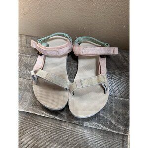 Teva Kids Original Universal Metallic Clay Multi Hiking Sandals Youth 4